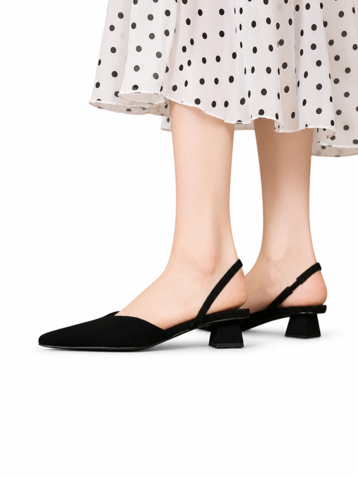 Flavia | Slingback Pumps with Low Heel