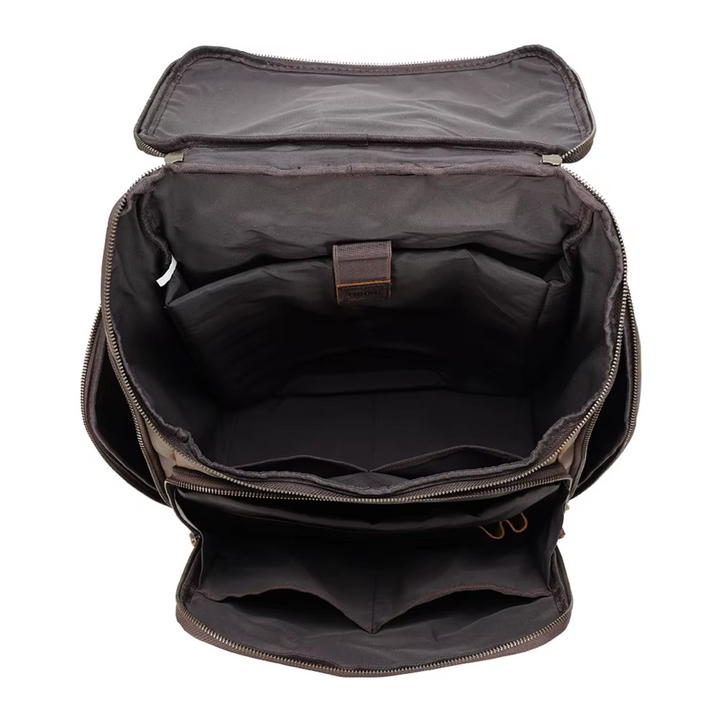 Nicholas - Men's Retro Leather Laptop Backpack