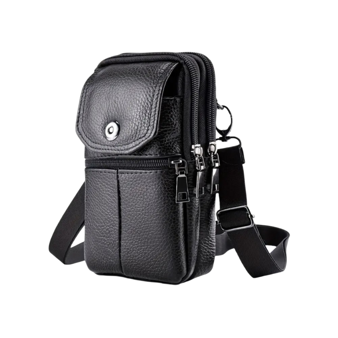 Robert - Sleek Leather Crossbody Bag for Travel and Everyday Use