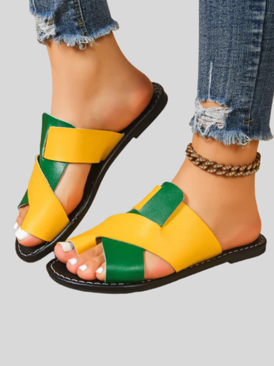 Verity™ | Modern Color Block Summer Sandals