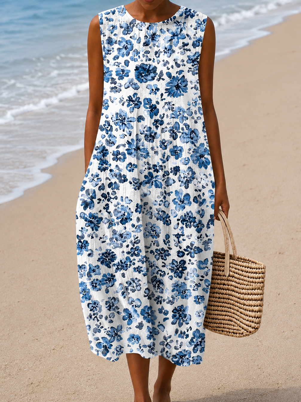 Ottilie | Blossom Sleeveless Summer Dress