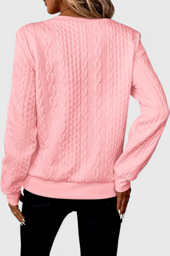 Zoey Cozy Minimalist Knit Sweater