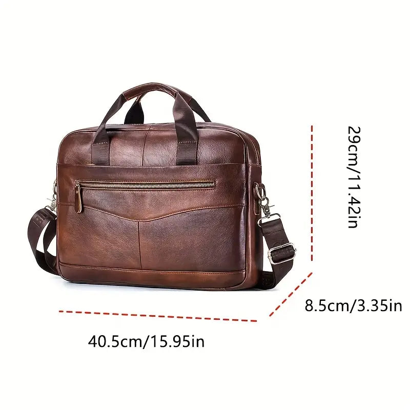 Jared - Stylish Leather Crossbody Messenger Bag