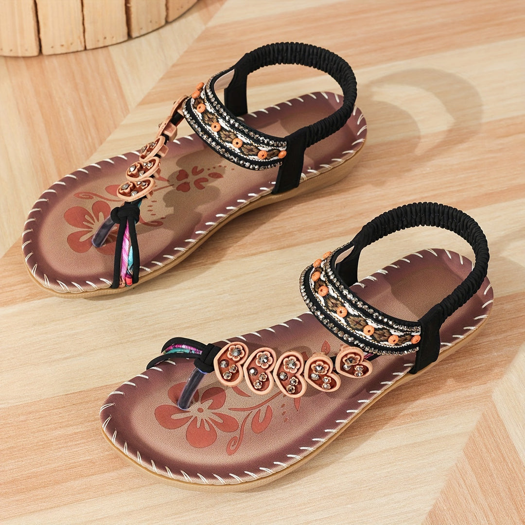 Stylish Women's Orthopedic Sandals With Decorative Straps