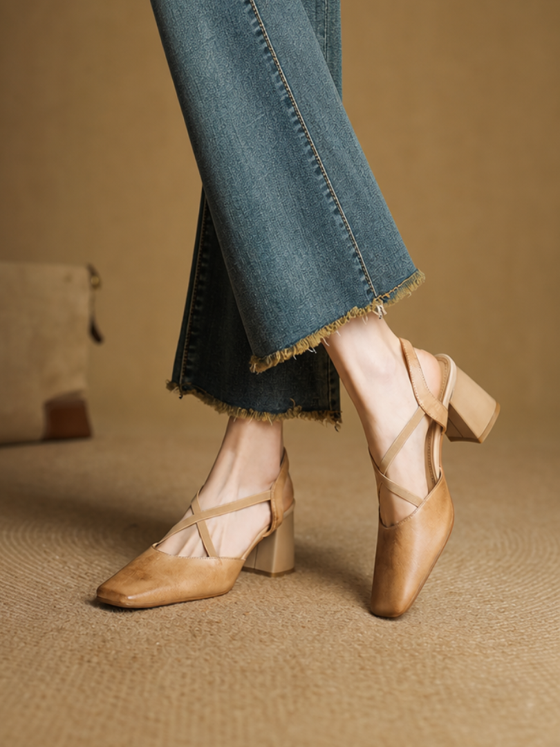 Petra Genuine Leather Heels