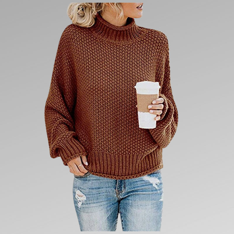 Sian | Chunky Mock-Neck Sweater