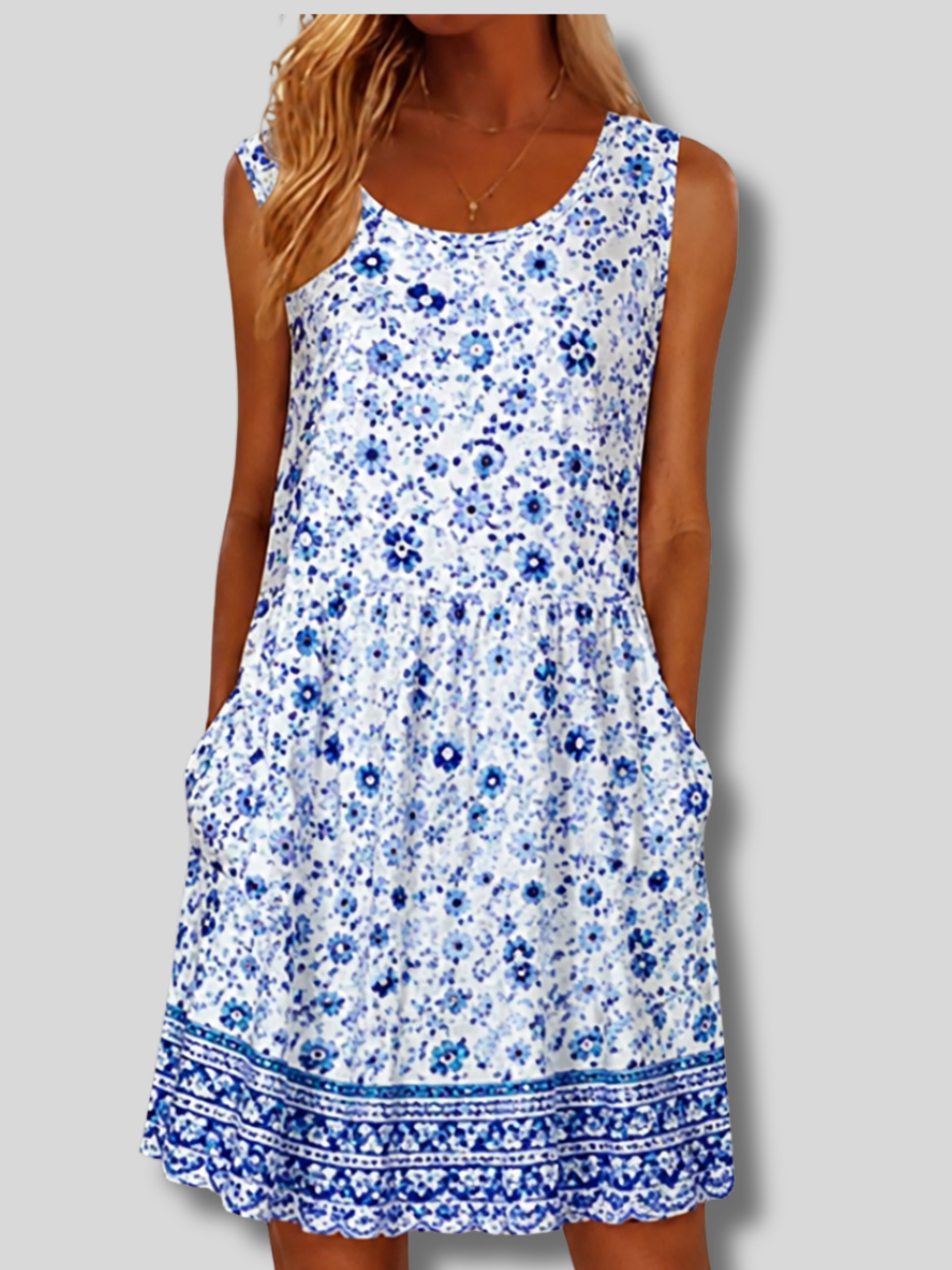 Constance™ | Sleeveless A-line Mini Dress