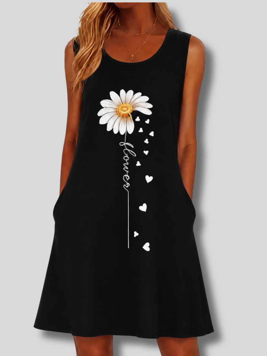 Elaine™ | Sleeveless A-line Mini Dress