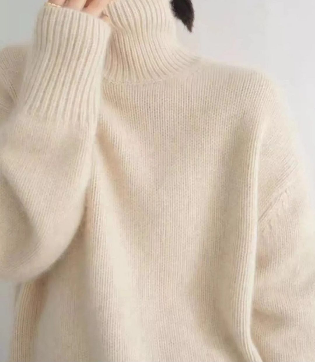 Cordelia | Turtleneck Dropped Shoulder Sweater