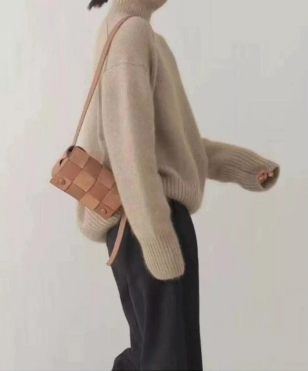 Cordelia | Turtleneck Dropped Shoulder Sweater