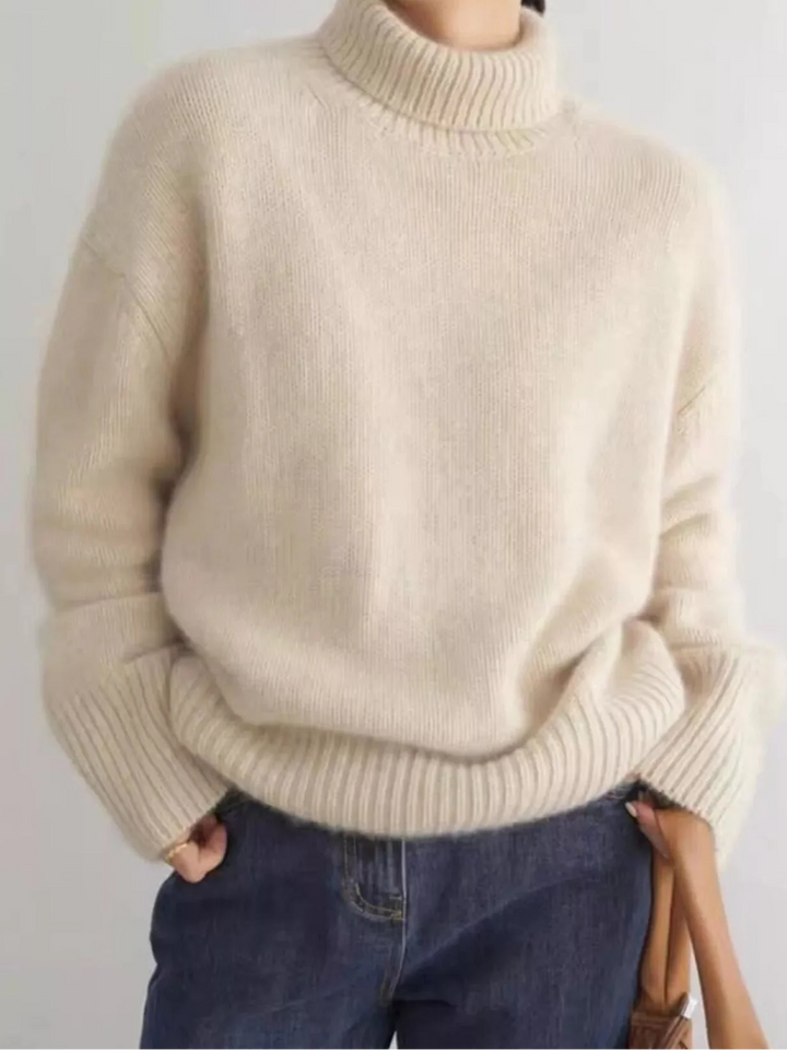 Cordelia | Turtleneck Dropped Shoulder Sweater