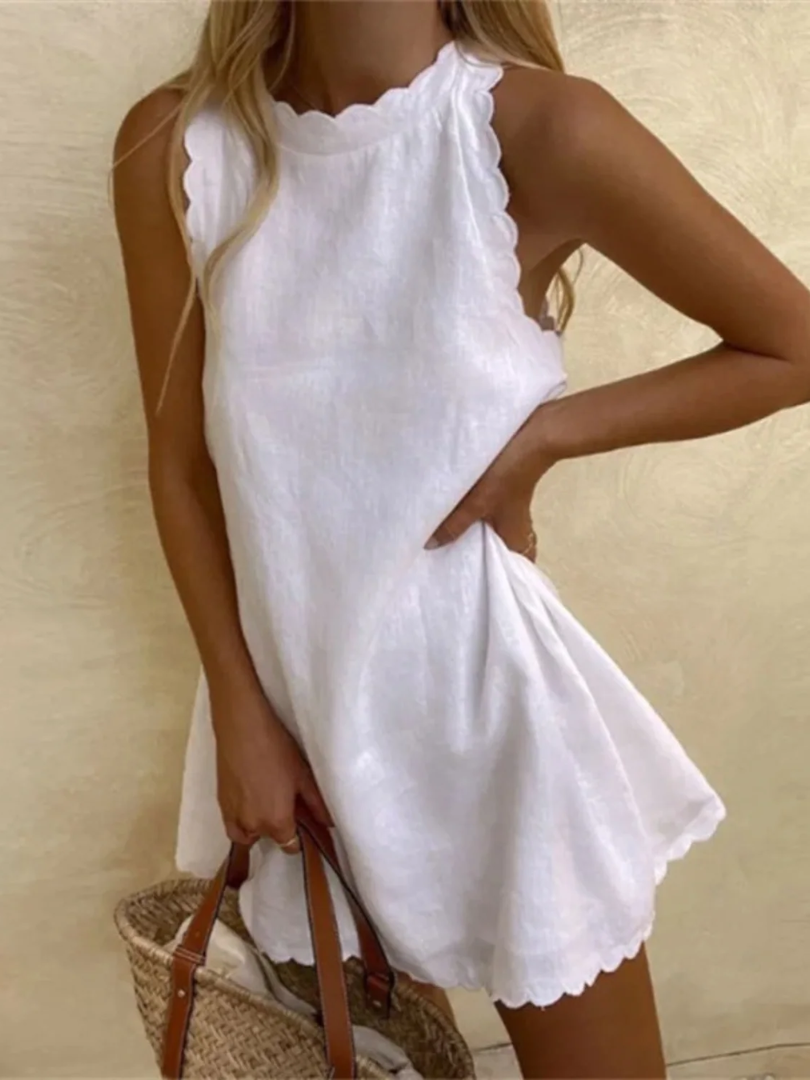 Evania™ | Linen Summer Dress