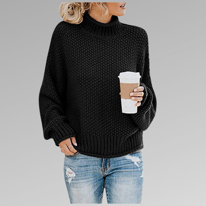 Sian | Chunky Mock-Neck Sweater