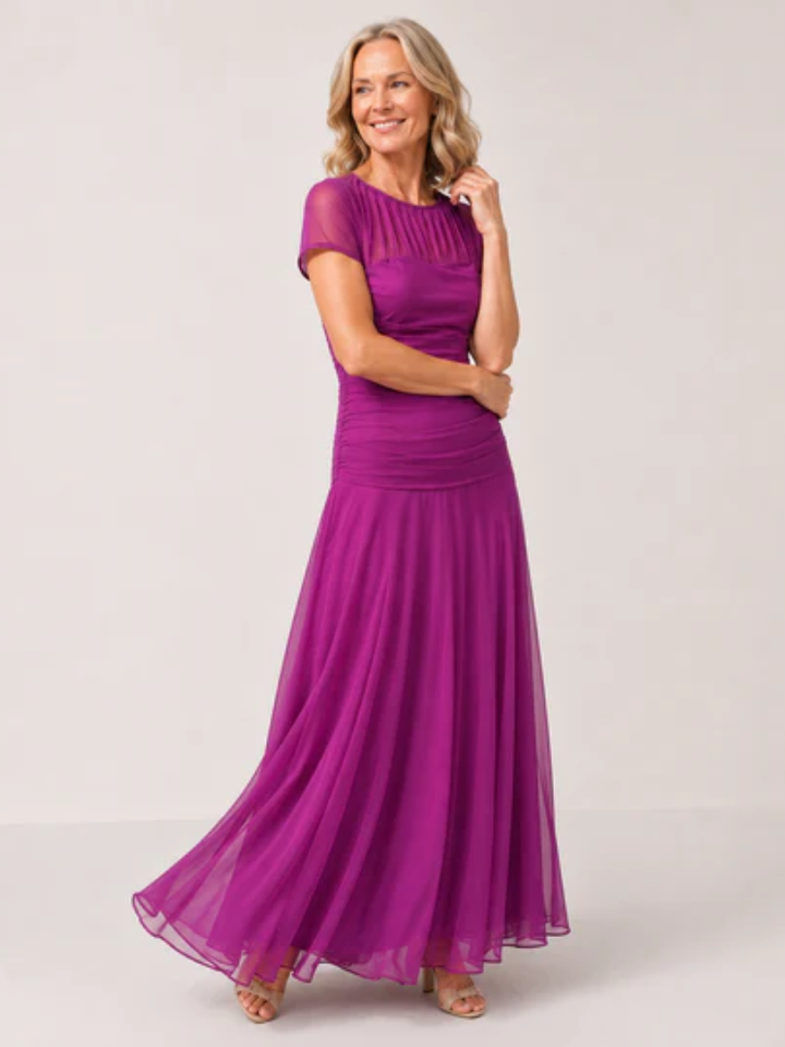 Laurine™ | Elegant chiffon dress