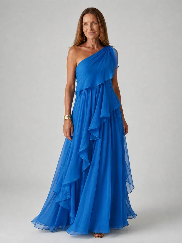 Mirabella™ | Stylish Asymmetrical Maxi Dress