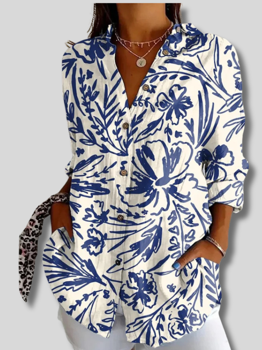 Danella™ | Casual Everyday Embroidered Blouse