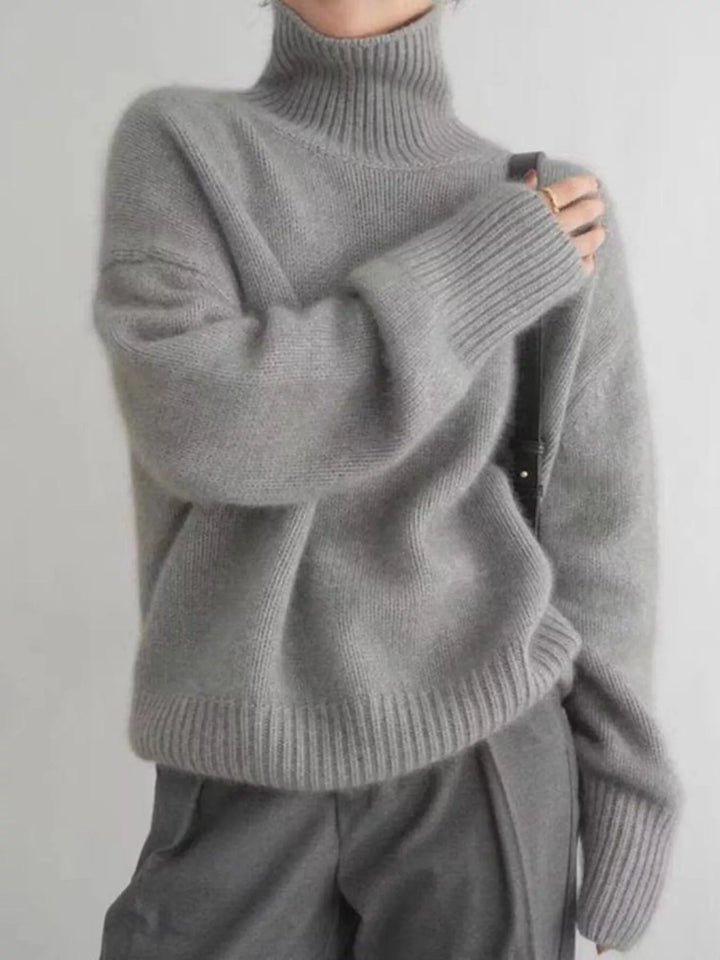 Cordelia | Turtleneck Dropped Shoulder Sweater