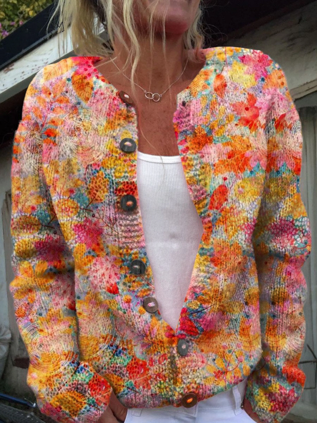 Heloise | Amber Meadow Knit Cardigan