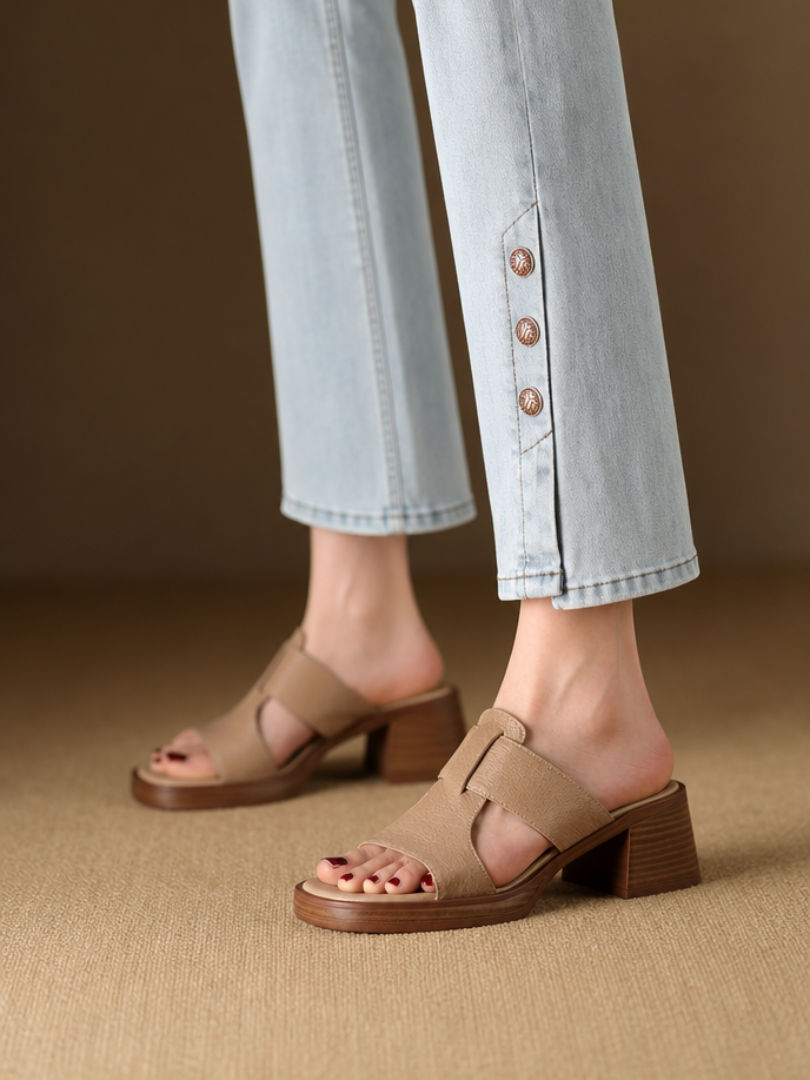 Enara Genuine Leather Sandals