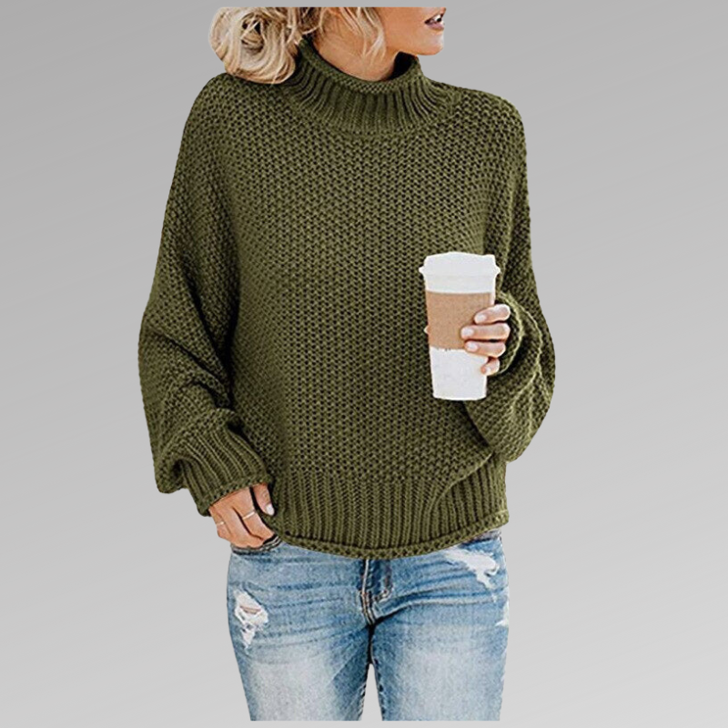 Sian | Chunky Mock-Neck Sweater