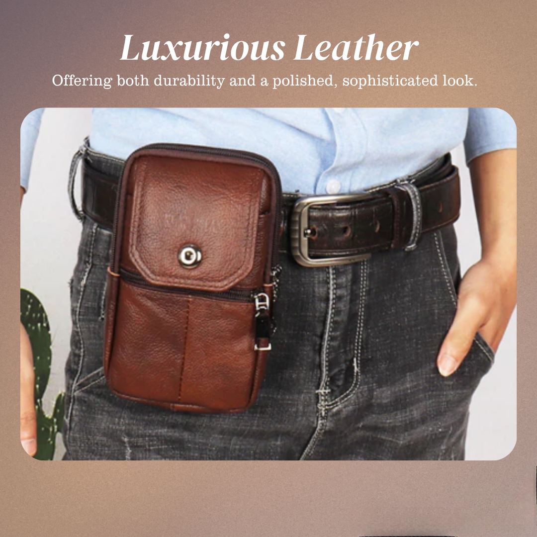 Robert - Sleek Leather Crossbody Bag for Travel and Everyday Use