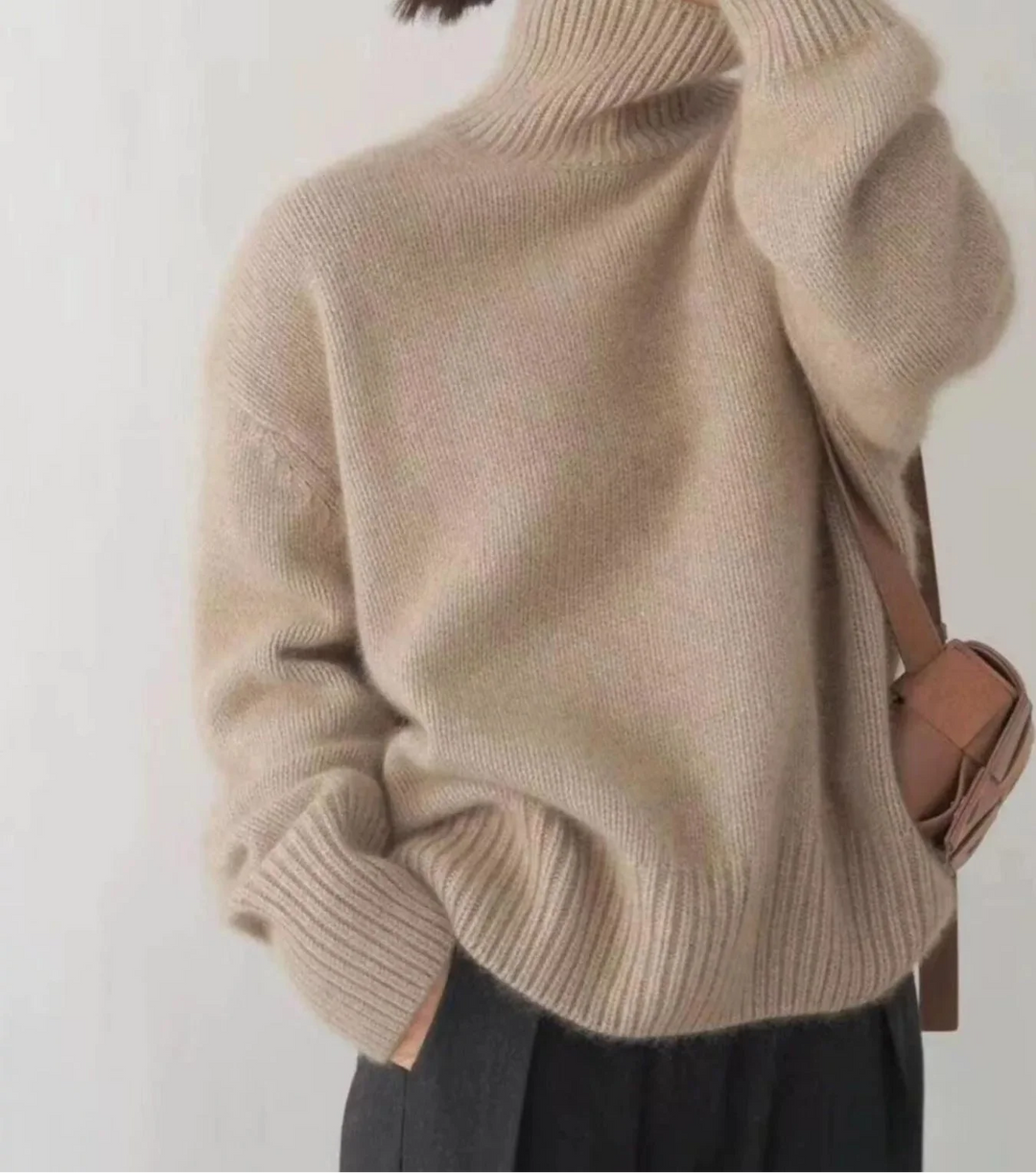 Cordelia | Turtleneck Dropped Shoulder Sweater