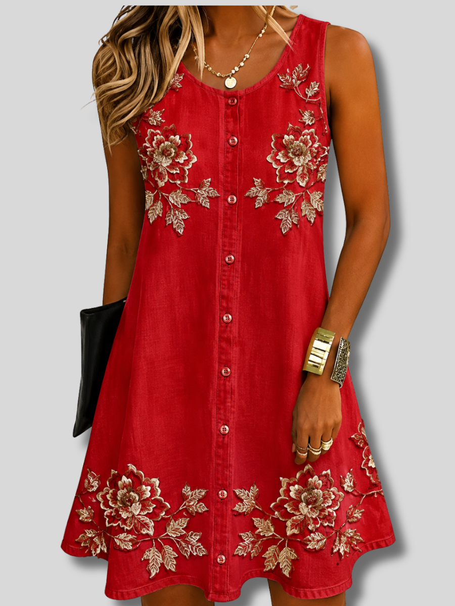 Delina™ | Casual Everyday Printed Dress