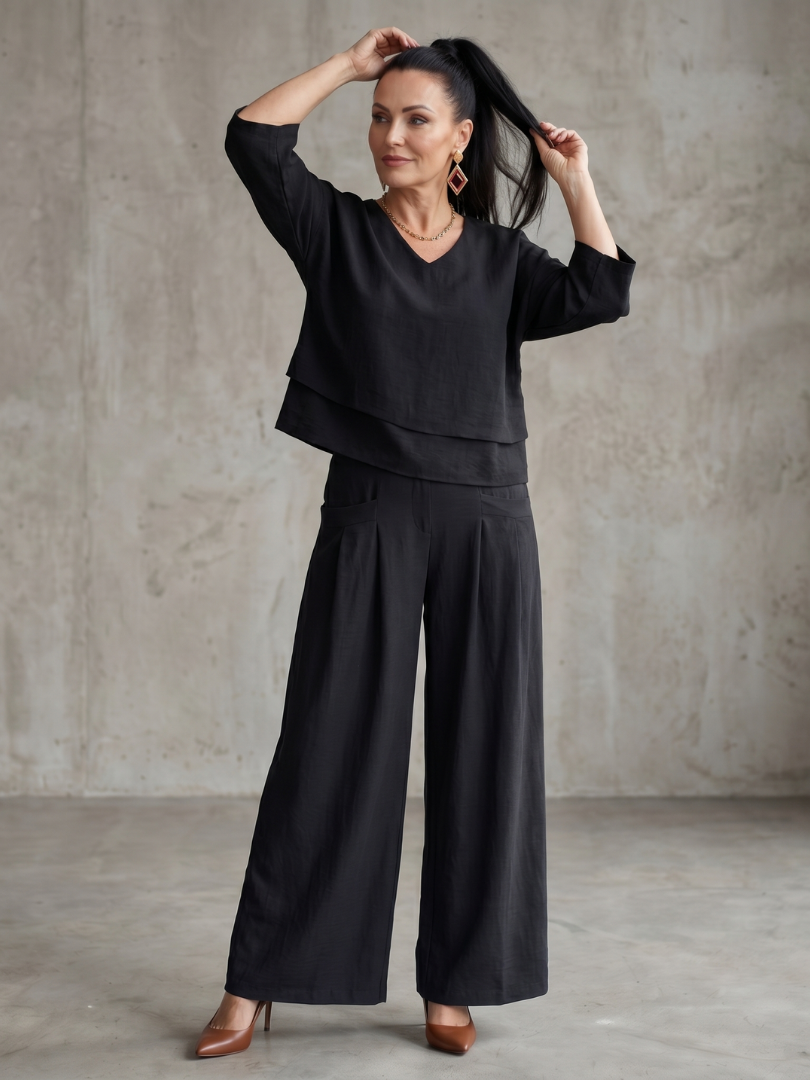 River - Layered Top Wide Leg Set