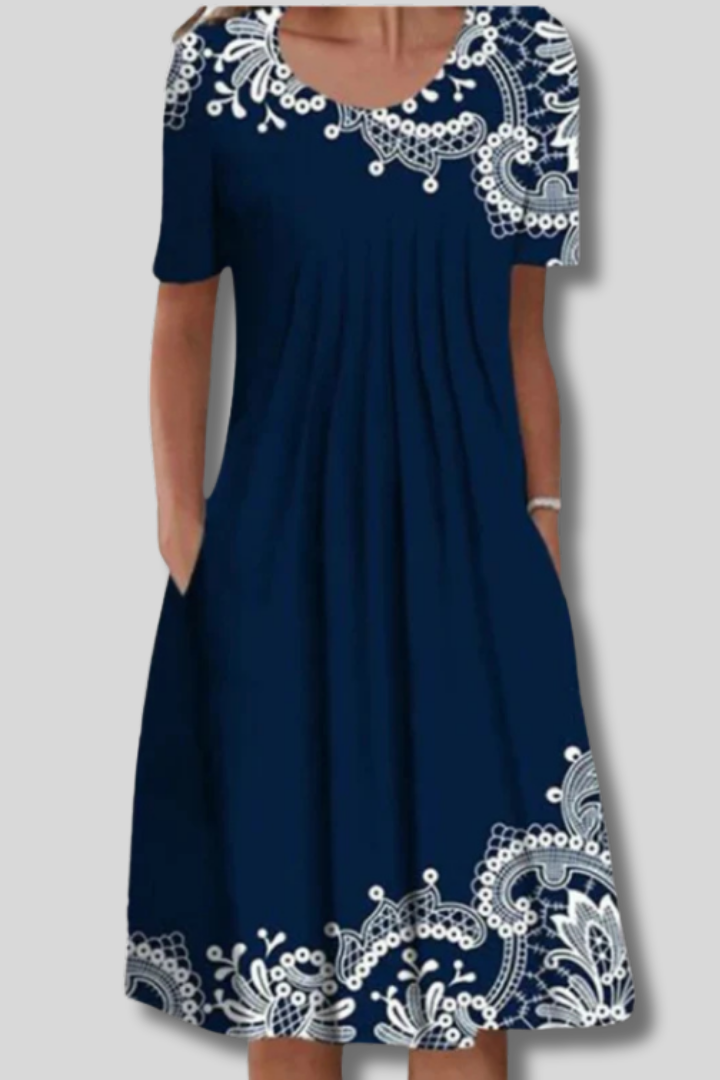 Matilda™ | Vintage Floral Art Print Dress
