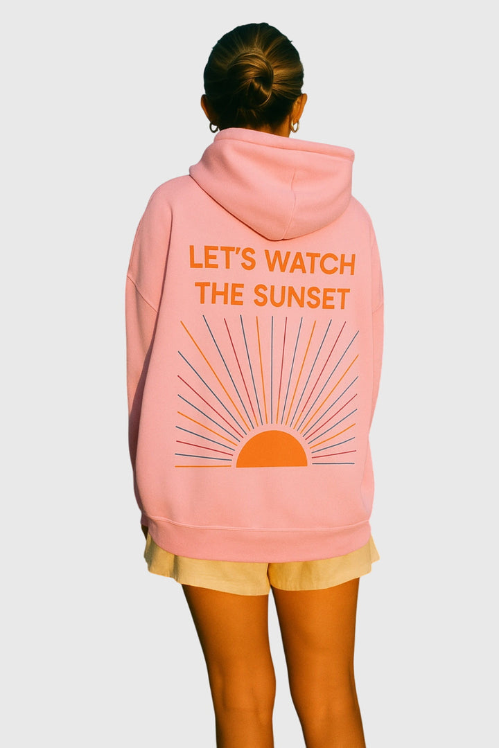 Roisin | Sunset Print Hoodie