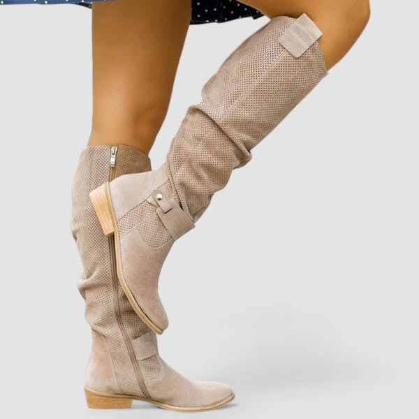 Susannah™ | Slouch Western Knee Boots