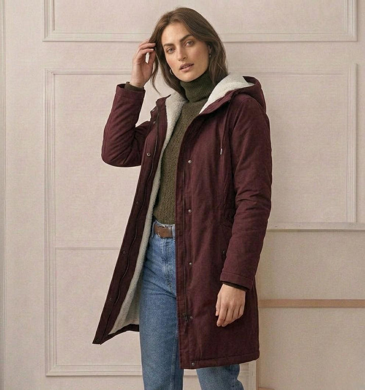 Harriet | Cosy Hooded Weatherproof Coat