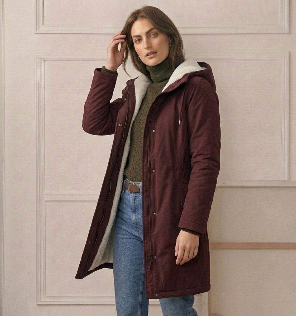 Harriet | Cosy Hooded Weatherproof Coat