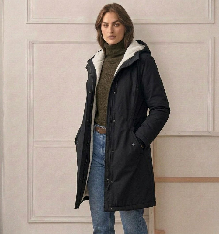 Harriet | Cosy Hooded Weatherproof Coat