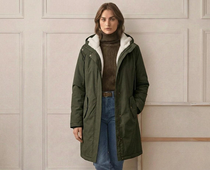 Harriet | Cosy Hooded Weatherproof Coat