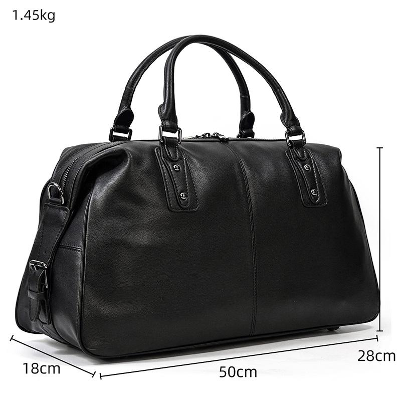 Justin - Luxurious Soft Cowhide Leather Travel Tote