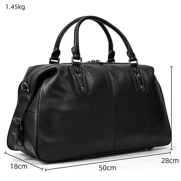 Justin - Luxurious Soft Cowhide Leather Travel Tote