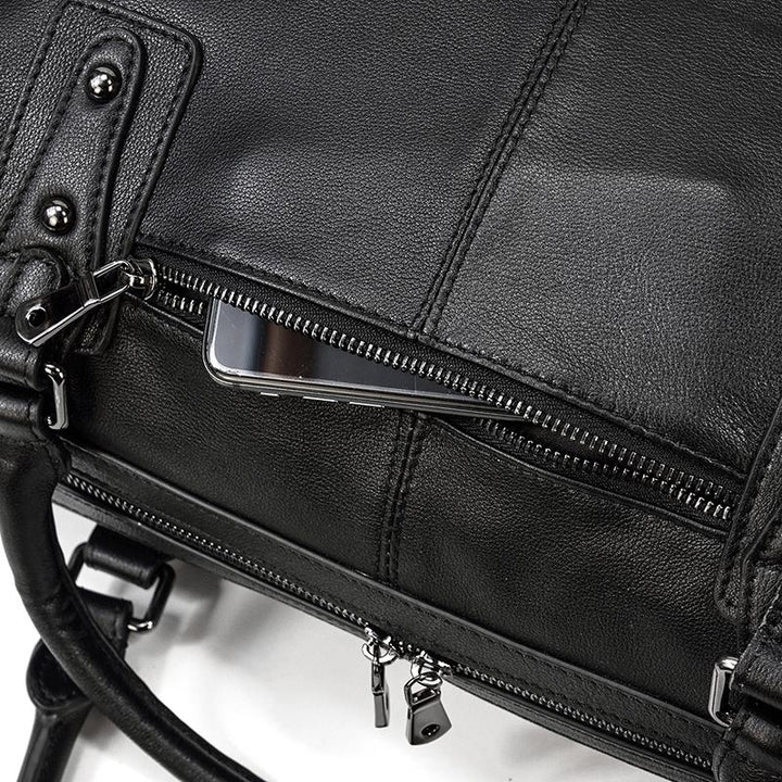 Justin - Luxurious Soft Cowhide Leather Travel Tote