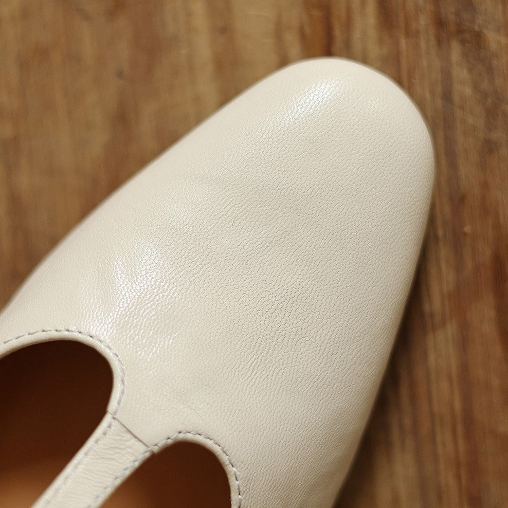 Jocelyn | Leather T-Strap Block Heels