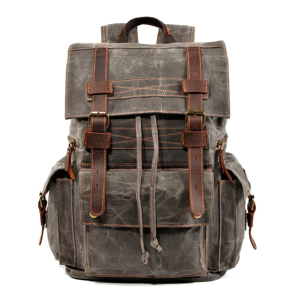 Brian - Spacious Canvas Backpack