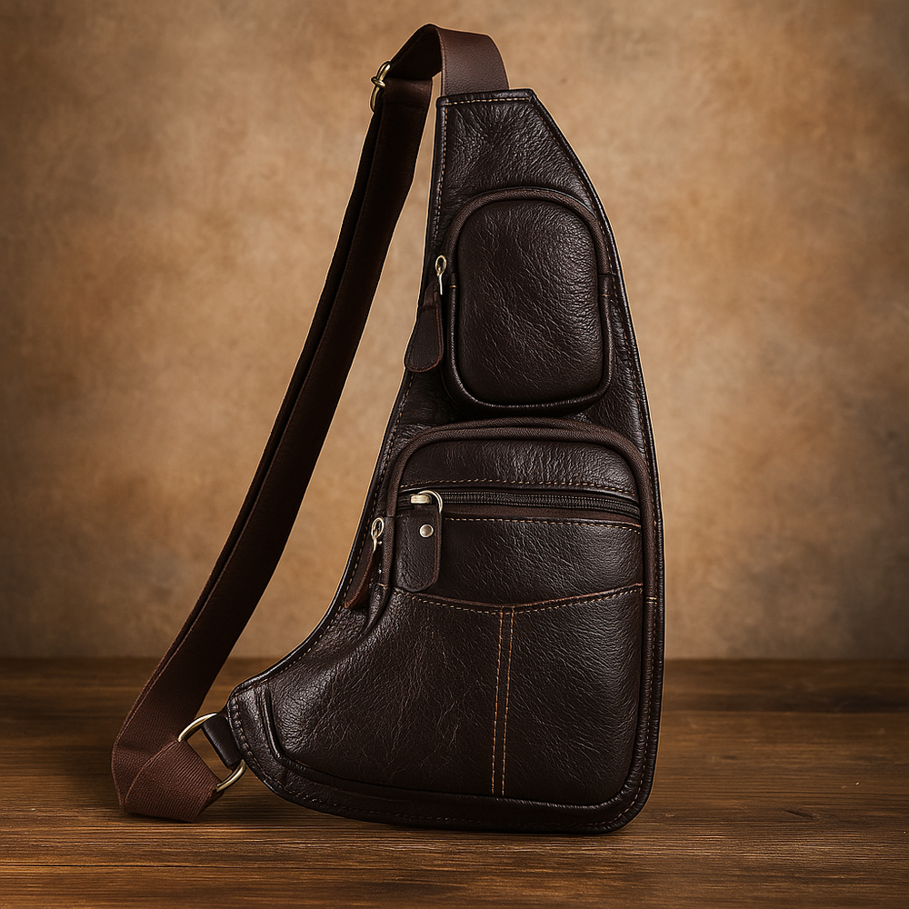 Zachary - Men's Retro Leather Crossbody Bag