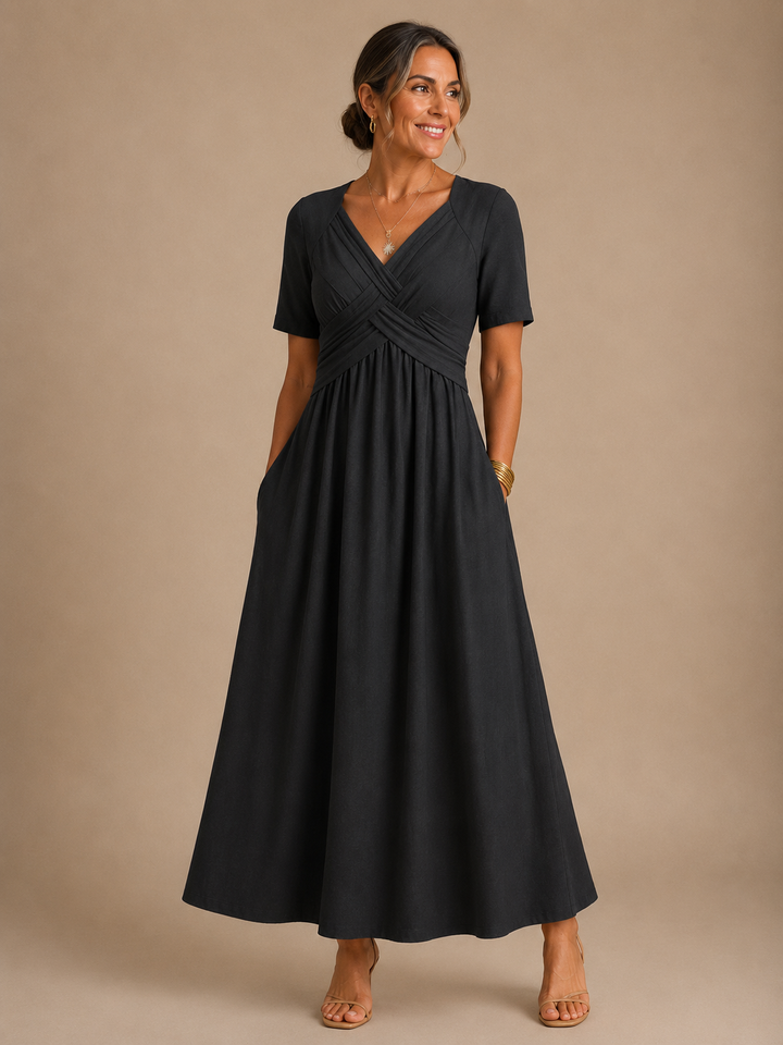 Angeli™ - Elegant Midi Dress