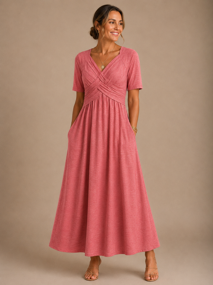 Angeli™ - Elegant Midi Dress