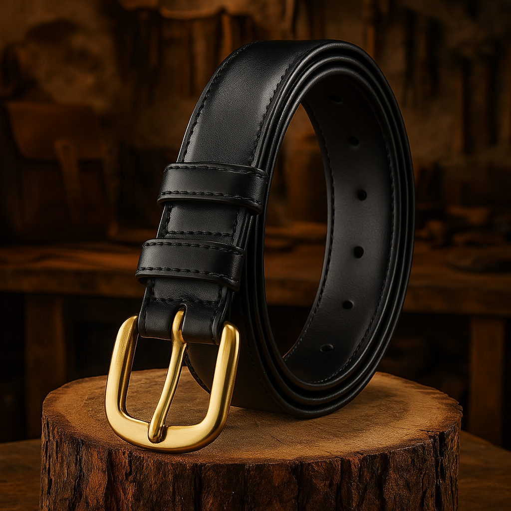 Kenneth - Casual Double Loop Belt with Needle Buckle