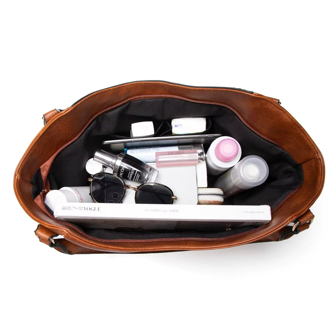 Nellie’s Chic Leather Shoulder Bag | Elegant Sophistication