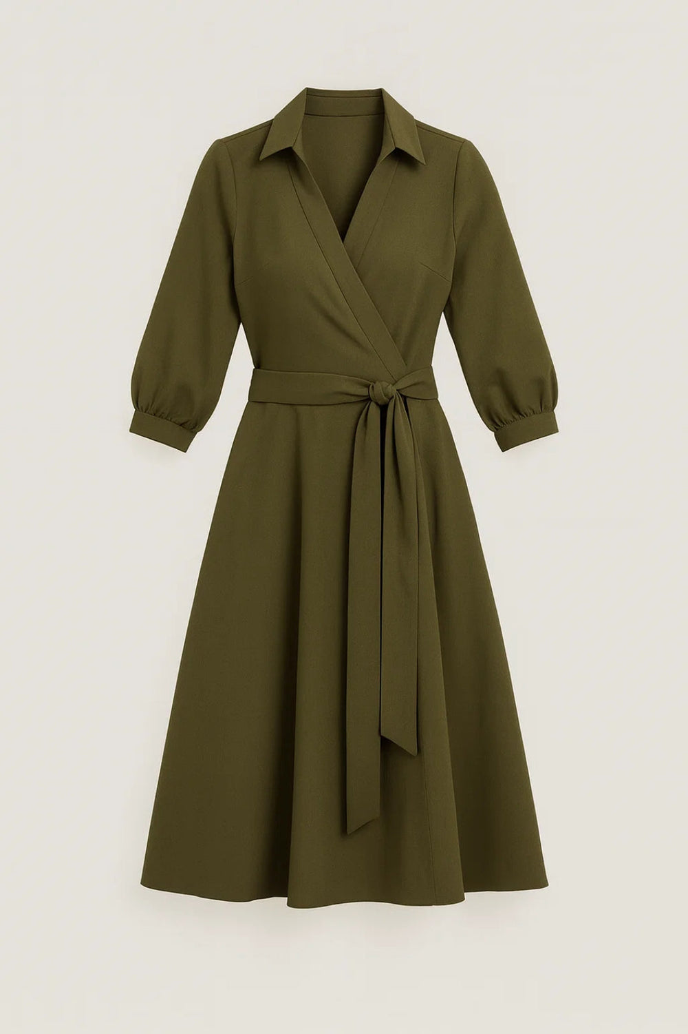 Valentina™ | Women's Wrap Style Midi Dress