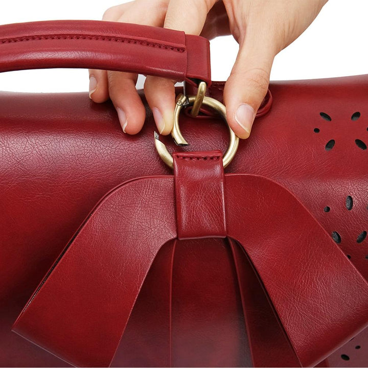 Chic Bow-Tie Satchel