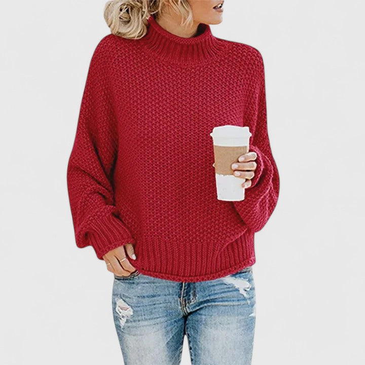 Iona | Chunky Batwing Turtleneck