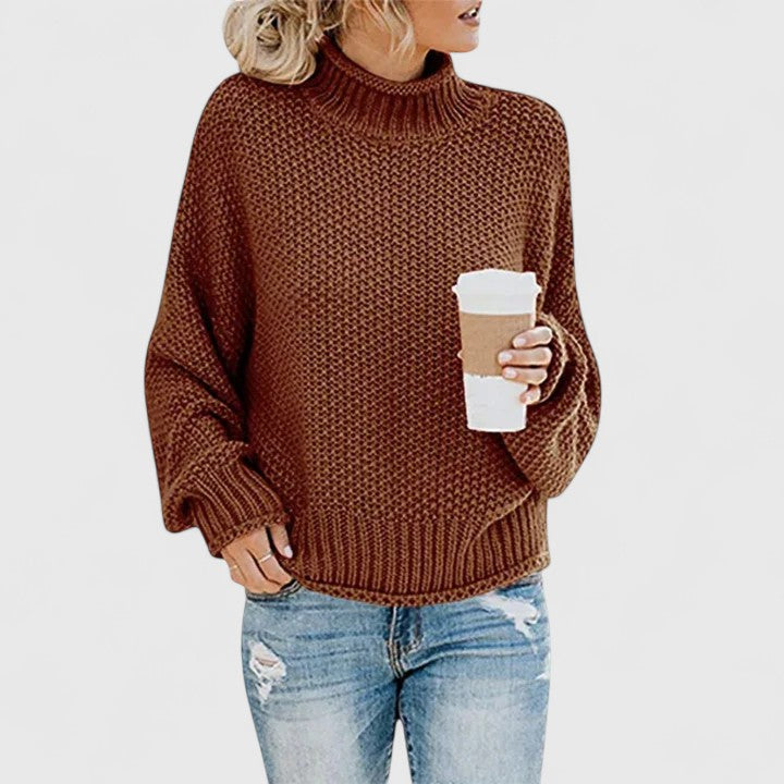 Iona | Chunky Batwing Turtleneck