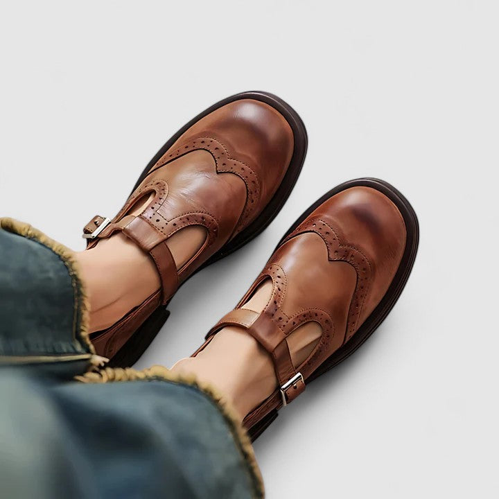 Nell | Brogue Mary Jane Shoes